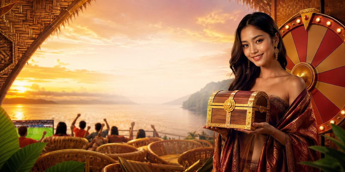 Model wanita Vietnam berpose elegan di dekat meja roulette casino yang berputar